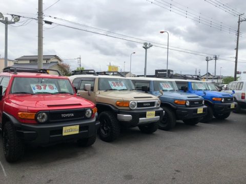 FJクルーザー　フレックスドリームさいたま北店　リフトアップ　カスタム　ランクル